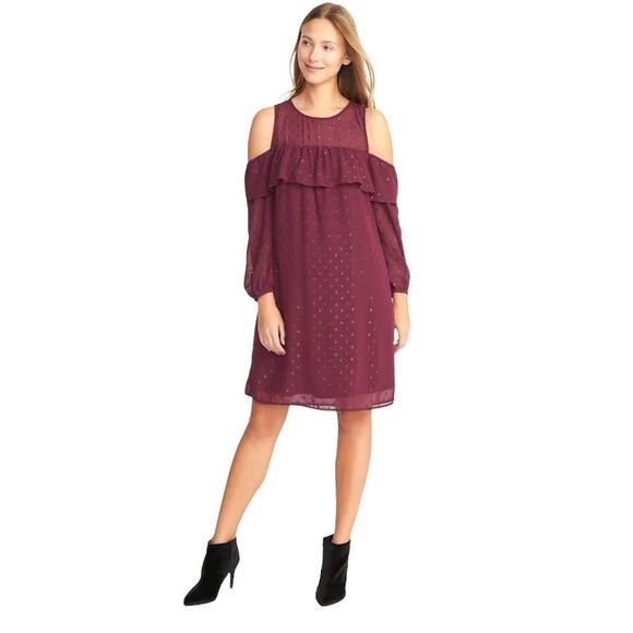 Old Navy Dresses & Skirts - Old Navy Cold Shoulder Dress, Preowned Medium